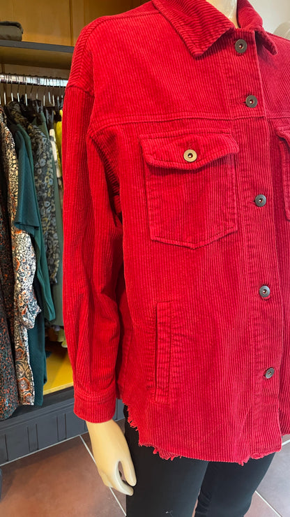 Surchemise en velours - Zara - XS/S