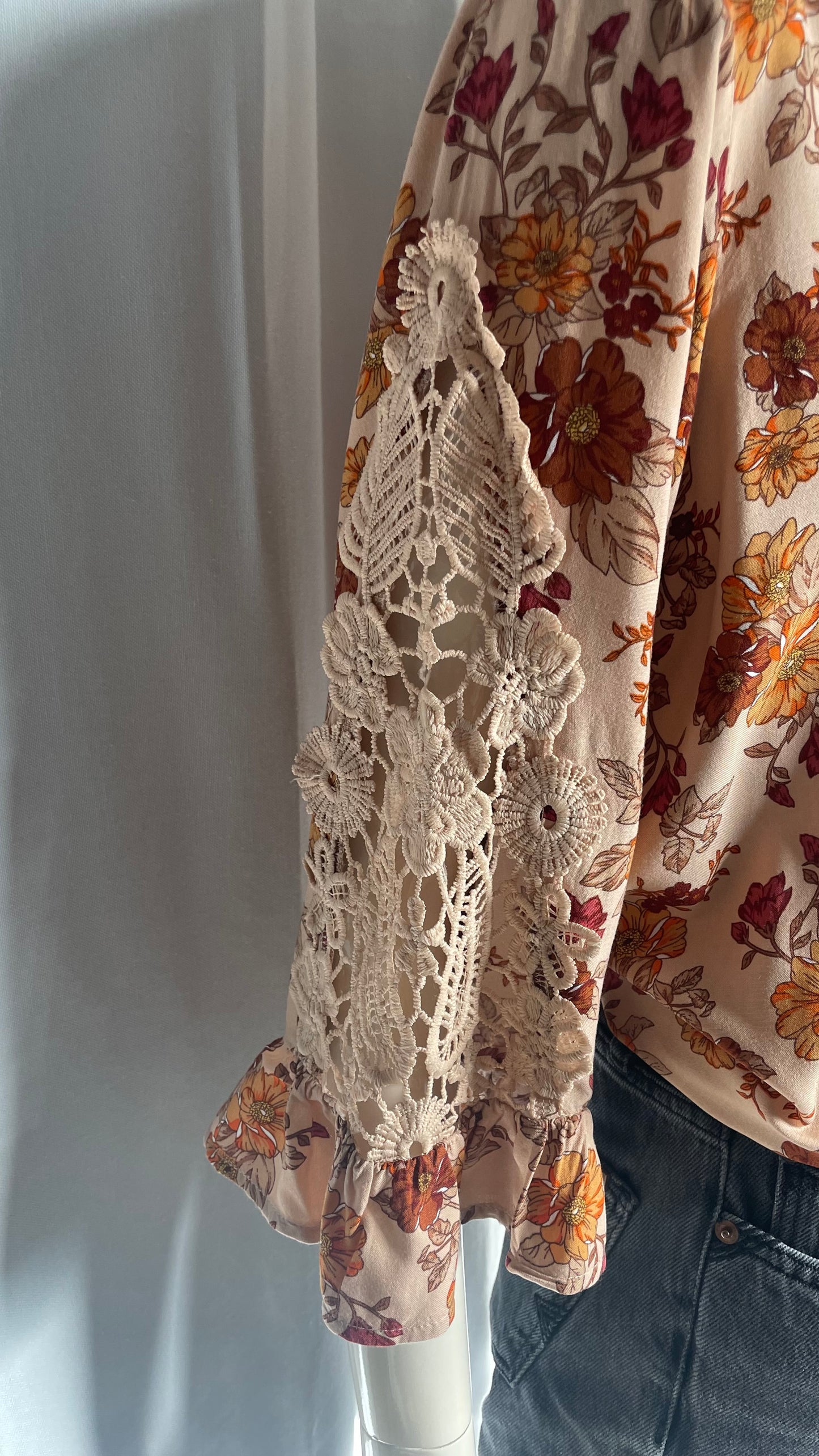 Blouse à fleurs, Rusttydustty, Taille M