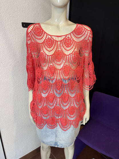 Top en crochet - Vintage - Taille Unique