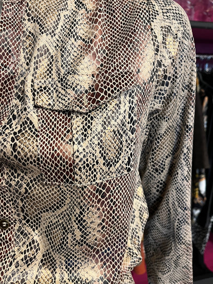 Robe imprimer piton - Ciminy - S/36