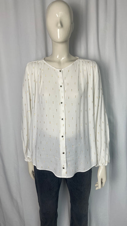 Blouse boutonnée, Zara, taille M