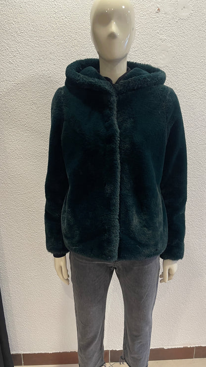 Veste poilue - Camaïeu - S/36