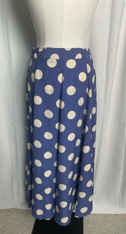 Jupe midi à pois, taille S