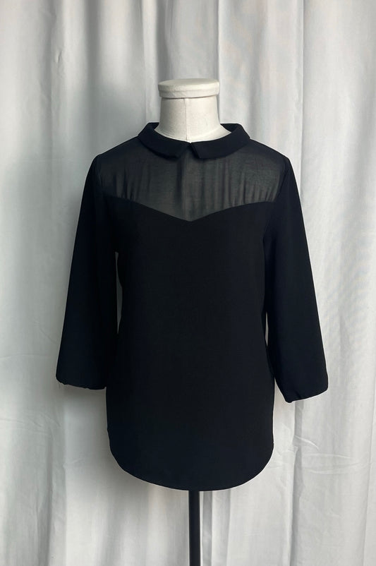 Blouse à col claudine, taille S