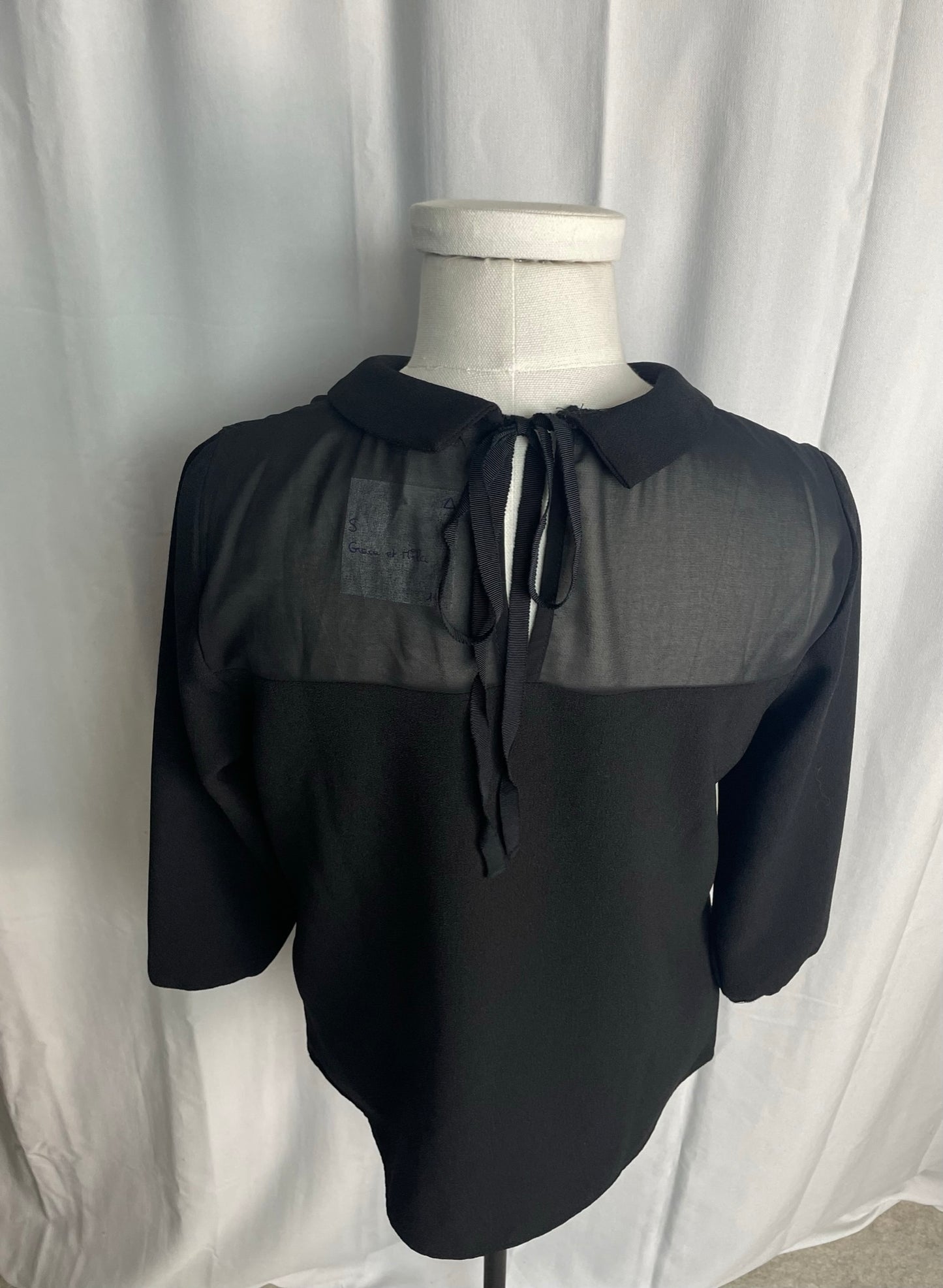 Blouse à col claudine, taille S