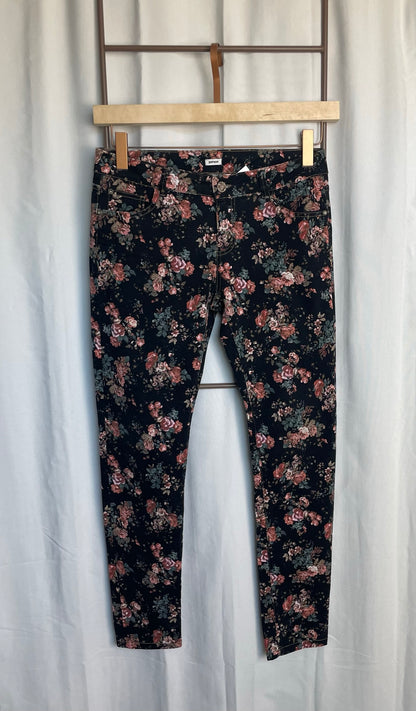 Jeans droit fleuris, Pimkie, taille 40