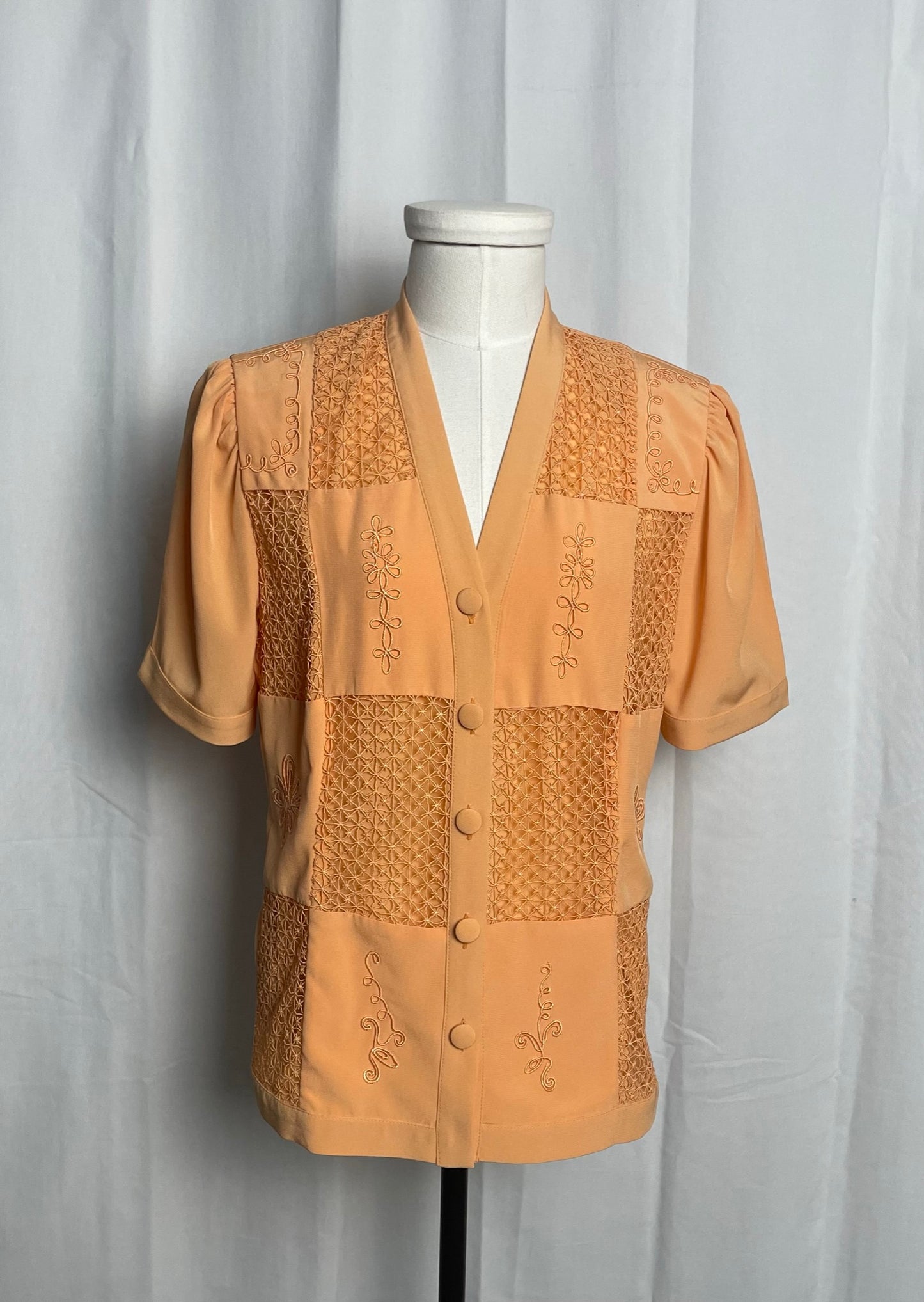 Blouse manches courtes, Vintage, taille M