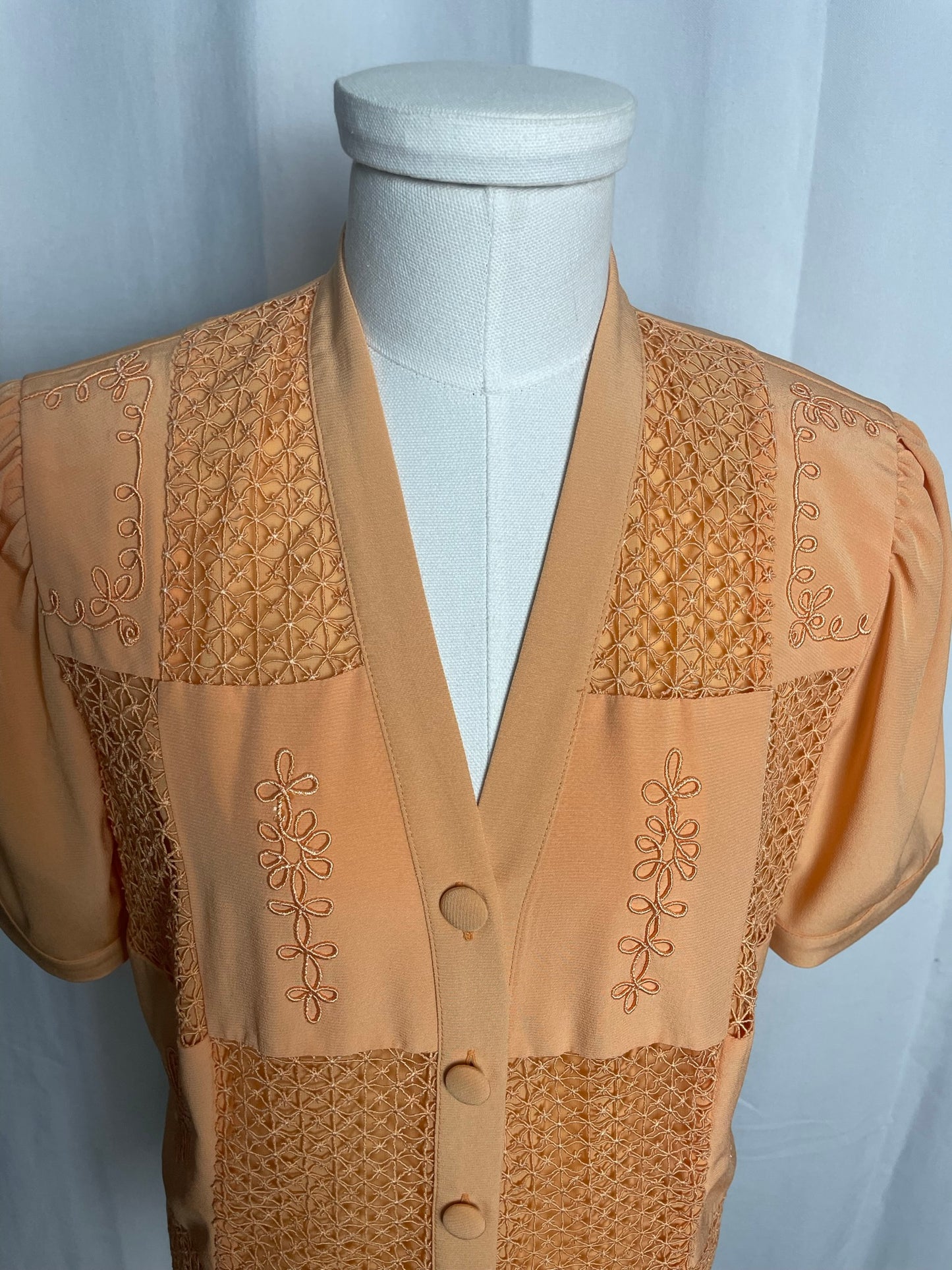 Blouse manches courtes, Vintage, taille M