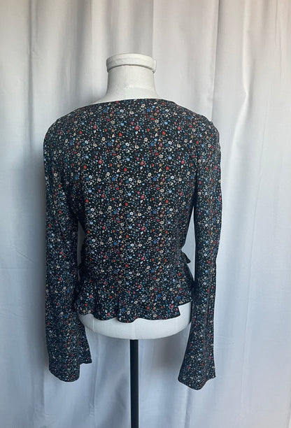 Top à imprimé fleuris, Pull&Bear, taille M