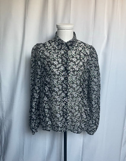 Chemise à imprimé fleuris, Stradivarius, taille M