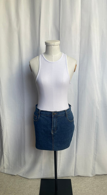 Mini-jupe en jeans, Vintage, taille 36